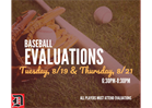 Baseball Evaluations